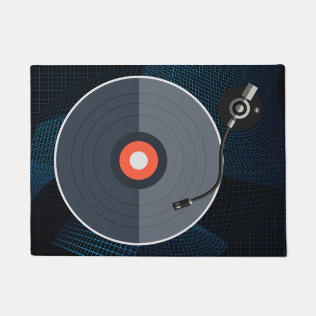 Felpudo Doormat de Vinyl Record (Anverso)