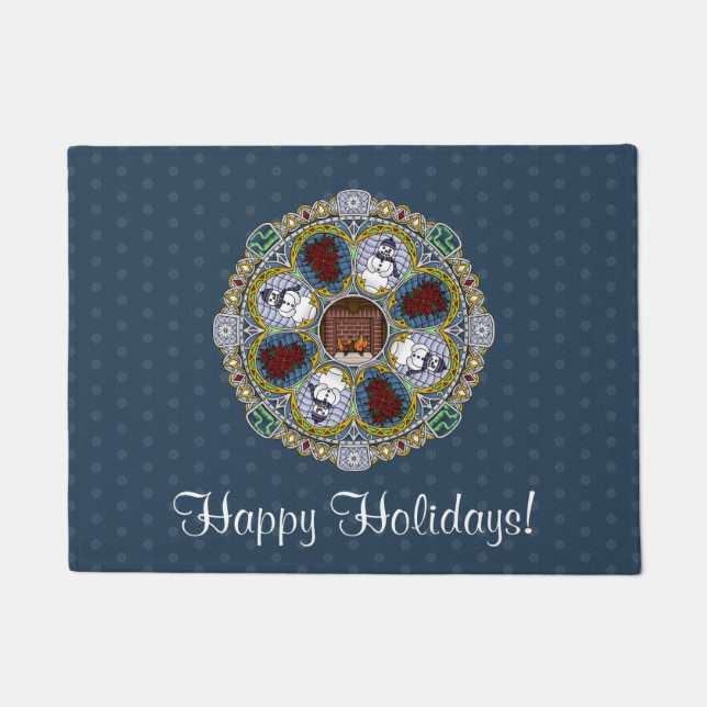 Felpudo Doormat de Winter Nouveau (Anverso)