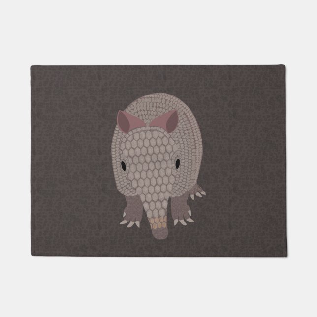 Felpudo Doormat del armadillo (Anverso)