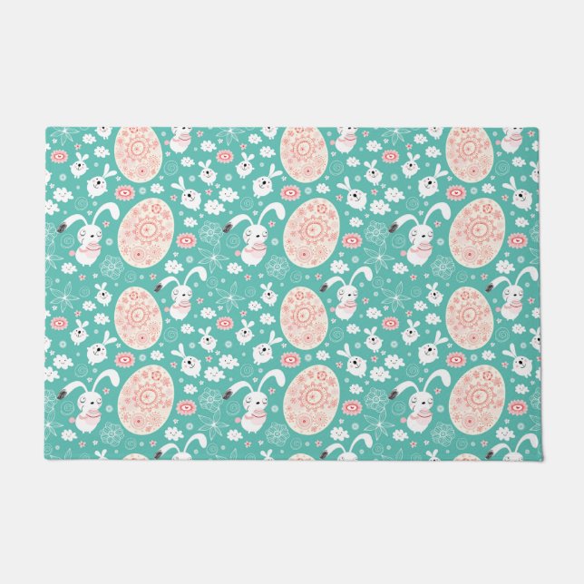 Felpudo Doormat del Desfile de Pascua (Anverso)