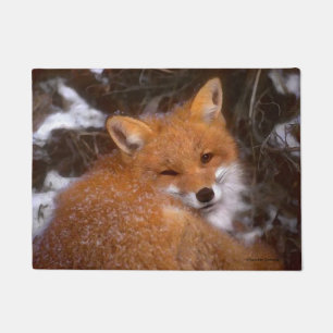 Felpudo Doormat del "Fox rojo"