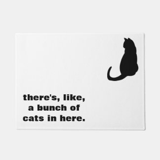Felpudo Doormat del gato