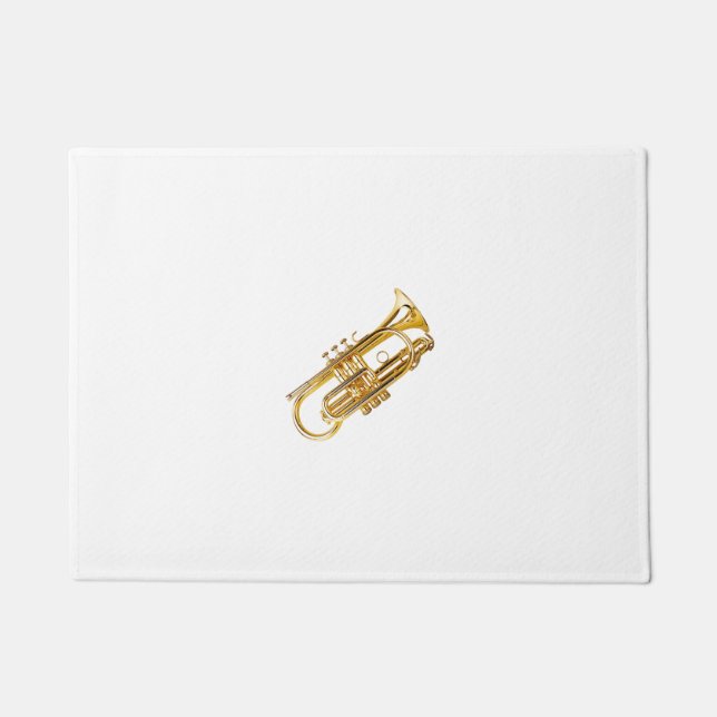 FELPUDO ***DOORMAT DEL JUGADOR DE TRUMPET *** (Anverso)