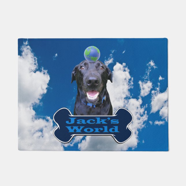 Felpudo Doormat del mundo de Jack (Anverso)
