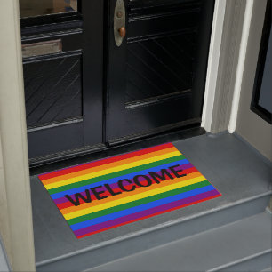 Felpudo Doormat del Orgullo Arcoiris