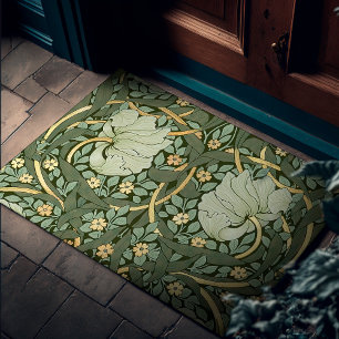 Felpudo Doormat del patrón de vintage de William Morris Pi