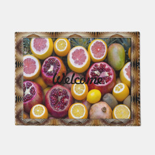 Felpudo Doormat del refresco de las frutas