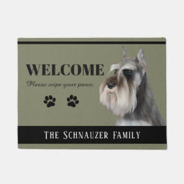 Felpudo Doormat del Schnauzer