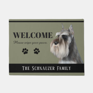 Felpudo Doormat del Schnauzer