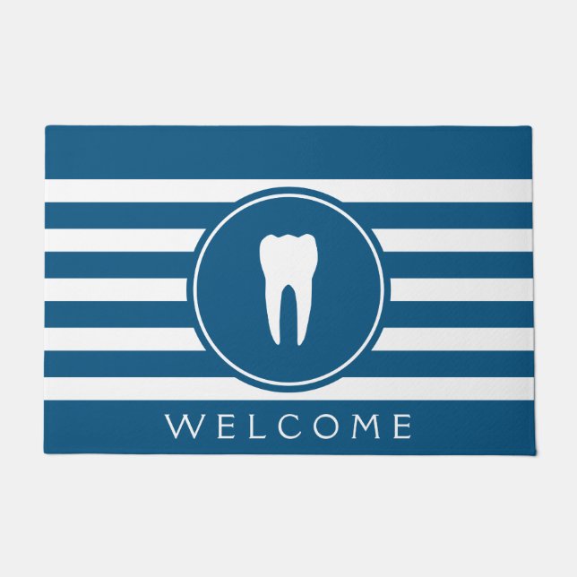 Felpudo Doormat dental de la recepción de la oficina (Anverso)