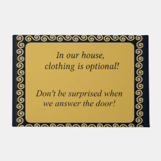 Felpudo Doormat doméstico opcional de ropa