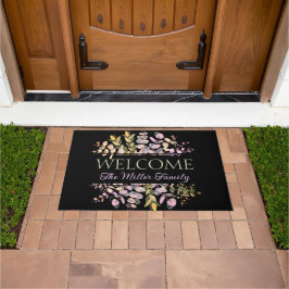 Felpudo Doormat floral personalizado