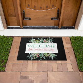 Felpudo Doormat floral personalizado