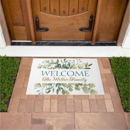 Felpudo Doormat floral personalizado