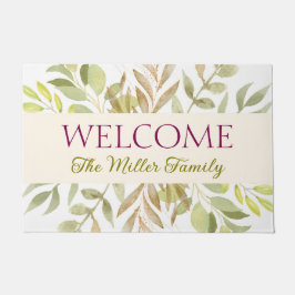 Felpudo Doormat floral personalizado