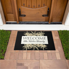 Felpudo Doormat floral personalizado