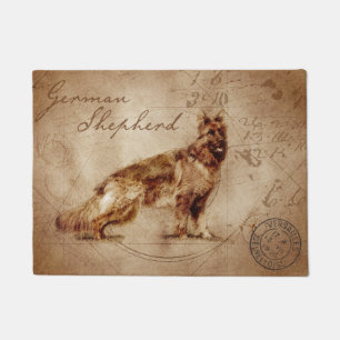 Felpudo Doormat germano vintage.