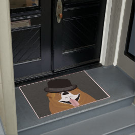 Felpudo Doormat grande de bulldog