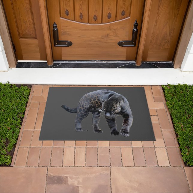 Felpudo Doormat gris de Jaguar Diablo (Exterior)
