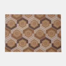 Doormat Hexagonal Honeycomb