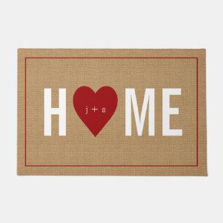 Felpudo Doormat inicial casero agradable personalizado del