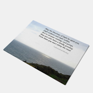 Felpudo Doormat irlandés tradicional de la bendición