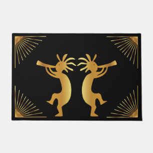 Felpudo Doormat Kokopelli del Sol Suroeste