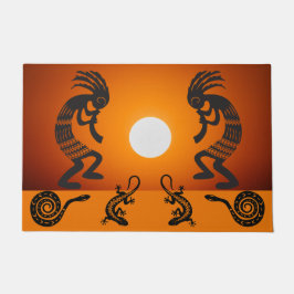 Felpudo Doormat Kokopelli del Sol Suroeste