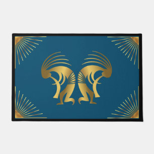 Felpudo Doormat Kokopelli del Sol Suroeste
