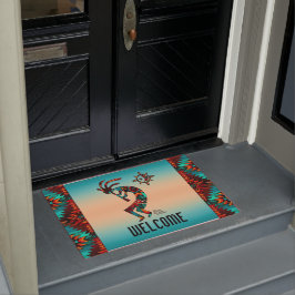 Felpudo Doormat Kokopelli del suroeste