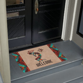 Felpudo Doormat Kokopelli del suroeste