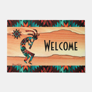 Felpudo Doormat Kokopelli del suroeste