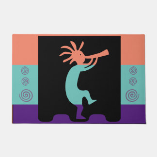 Felpudo Doormat Kokopelli del suroeste