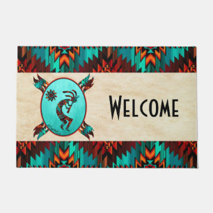 Felpudo Doormat Kokopelli del suroeste