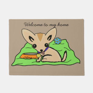 Felpudo Doormat lindo del perro de la chihuahua