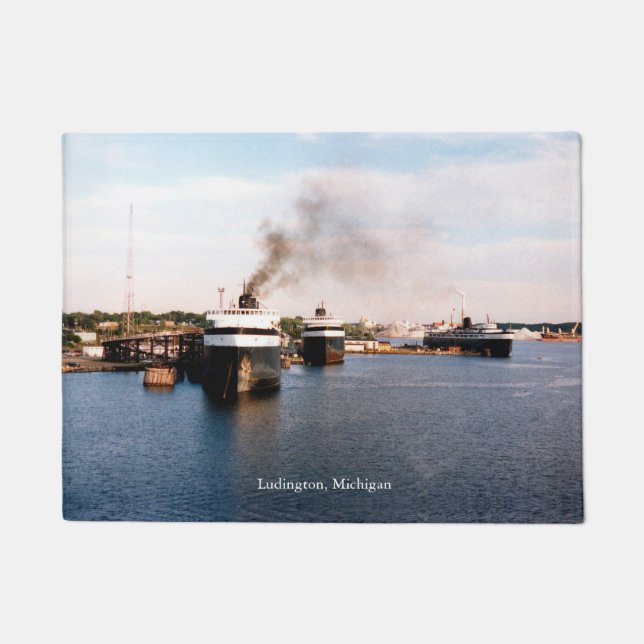 Felpudo Doormat Ludington Ferries (Anverso)