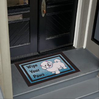 Felpudo Doormat maltés de KiniArt