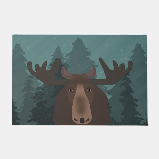 Felpudo Doormat moose grande (Anverso)