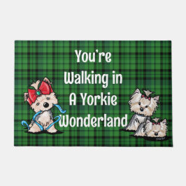 Felpudo Doormat Navidades de Yorkie Wonderland