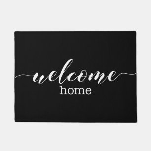 Felpudo Doormat negro casero agradable