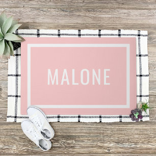Felpudo Doormat (Nombre de familia personalizado de Petal 
