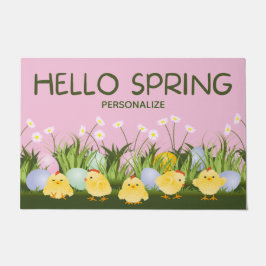 Felpudo Doormat personalizado de Hello Spring