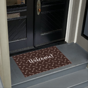 Felpudo Doormat personalizado del patrón de Adinkra de es