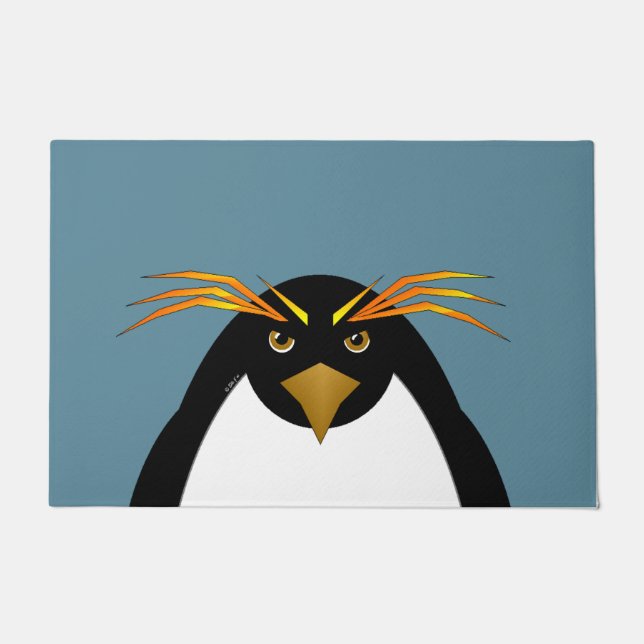 Felpudo Doormat pingüino (Anverso)