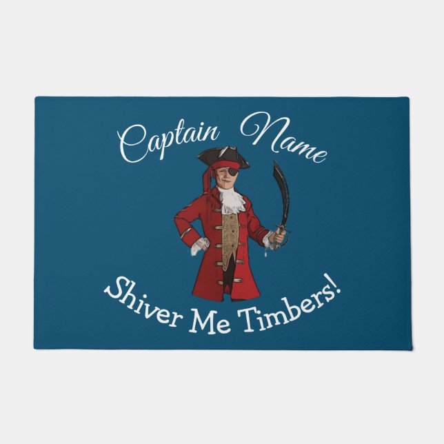 Felpudo Doormat pirata (Anverso)