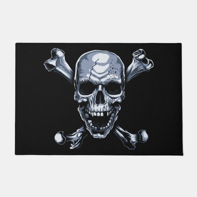 Felpudo Doormat pirata Cross Bones (Anverso)