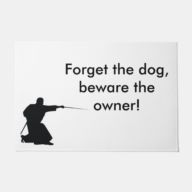 Felpudo Doormat principal de la espada (Anverso)