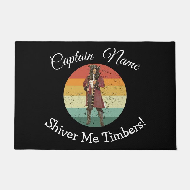 Felpudo Doormat Red Pirate (Anverso)