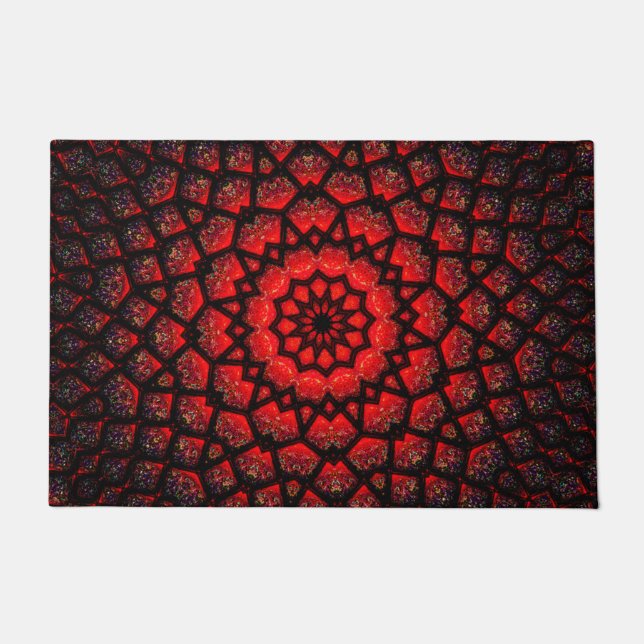 Felpudo Doormat rojo (Anverso)