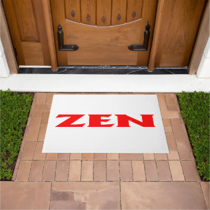 Felpudo Doormat rojo Zen